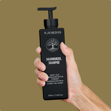 NJORDIS Wurzelaktivierendes Shampoo gegen Haarausfall – Verbessertes Haarwachstum mit nur 4 Haarwäschen pro Woche*